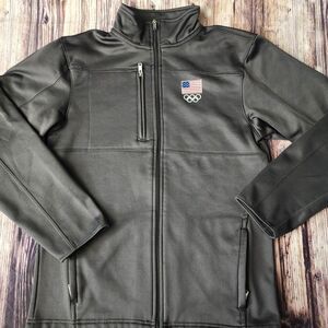 US Olympic Men's Performance Jacket - Gray